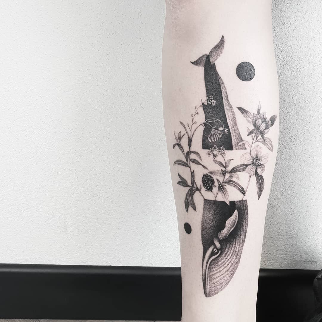 Matteo Nangeroni Whale Tattoo